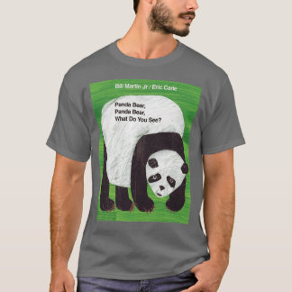 Camiseta Eric Carle Panda Bear O Que Você Vê amigo vinta