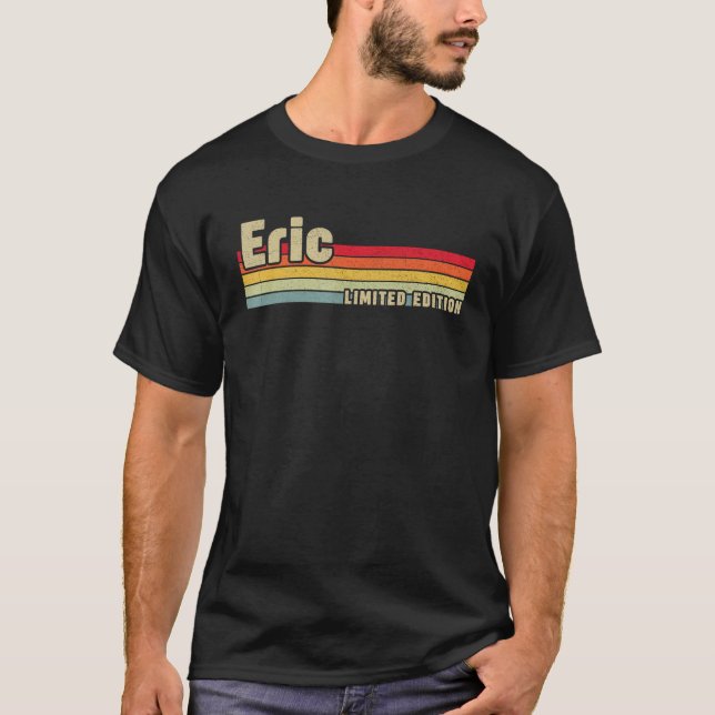Camiseta Eric Gift Name Personalizado Birthday Encantado Ch (Frente)