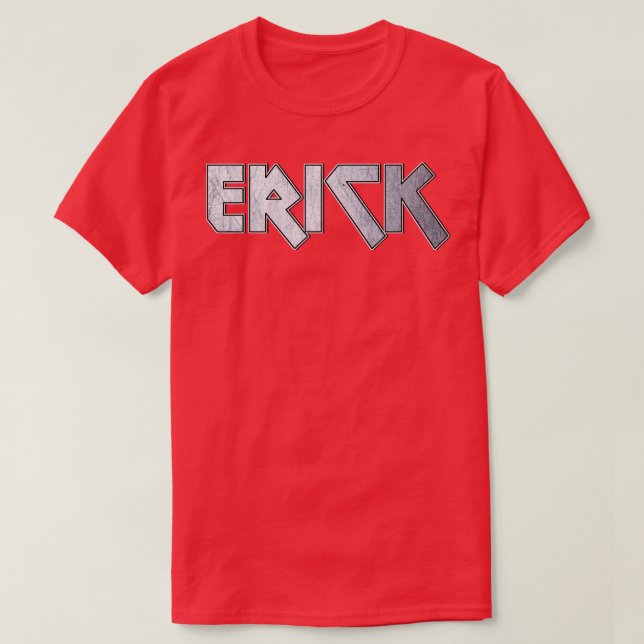 Camiseta Erick de metal pesado (Frente do Design)