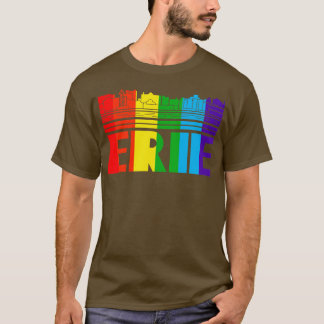 Camiseta Erie Pride Erie LGBT Gift LGBTQ Apoiante Tee Princ
