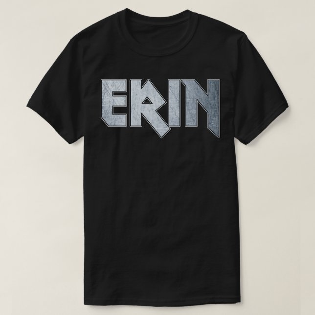Camiseta Erin de metal pesado (Frente do Design)