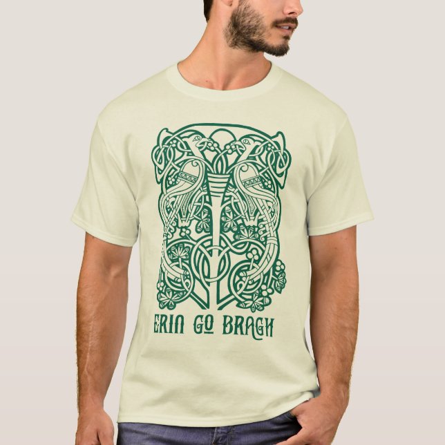 Camiseta Erin Go Bragh Dia de São Patrício (Frente)