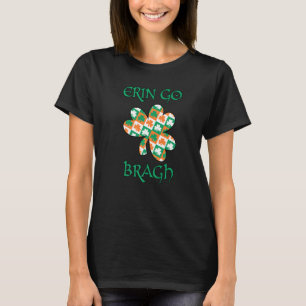 Camiseta Erin Go Bragh Shamrock Clover Irlanda Célula Irlan