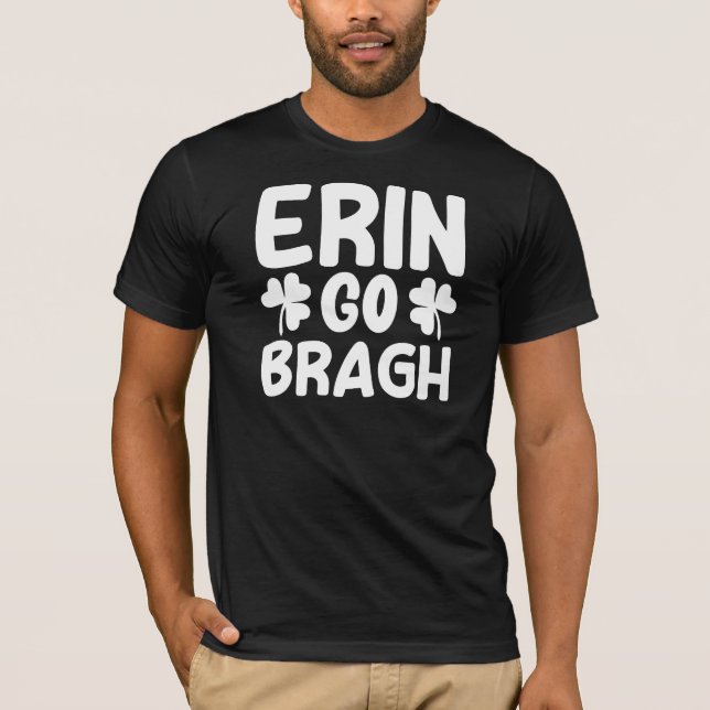 Camiseta Erin Go Bragh St. Patrick's Day Design-60850 (Frente)