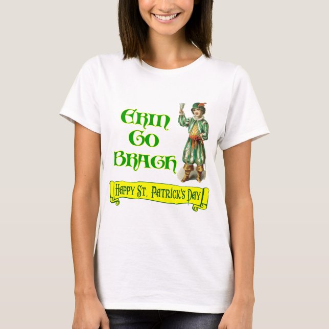 Camiseta Erin Go Braugh Feliz Rua. (Frente)