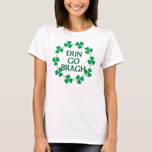 Camiseta Erin vai círculo de Bragh dos trevos