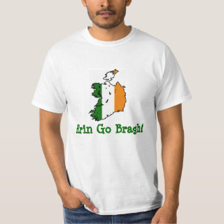 Camiseta "Erin vai t-shirt irlandês da bandeira de Bragh"