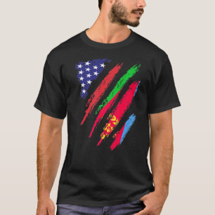 Camiseta Eritreia American Grown Flag USA Patriot Heritage