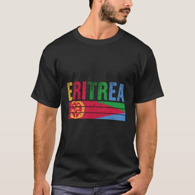 Camiseta Eritreia Flag S (Frente)