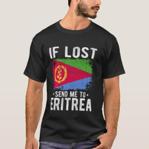 Camiseta Eritreia Flag Souvenir - Se perdido me envie para 