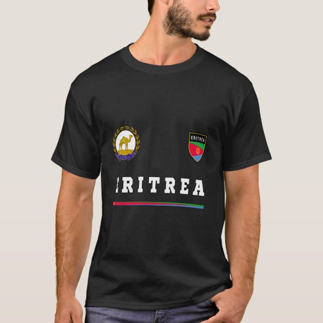 Camiseta Eritreia Sportsoccer Jersey Flag Futebol Eritreino (Frente)