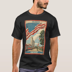 Camiseta Erlanger Kentucky Usa Viagens vintage Turismo