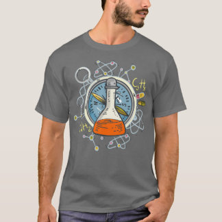 Camiseta Erlenmeyer Flask Test Tube Chemistry Science