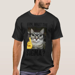 Camiseta Erm, O que é o meme do gato Sigma Gato engraçado u
