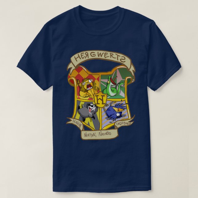 CAMISETA ERMAHGERD HERGWERTS (Frente do Design)