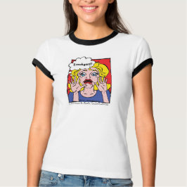 Camiseta Ermahgerd! Pop Art / Estilo de Bloco de BD Garota