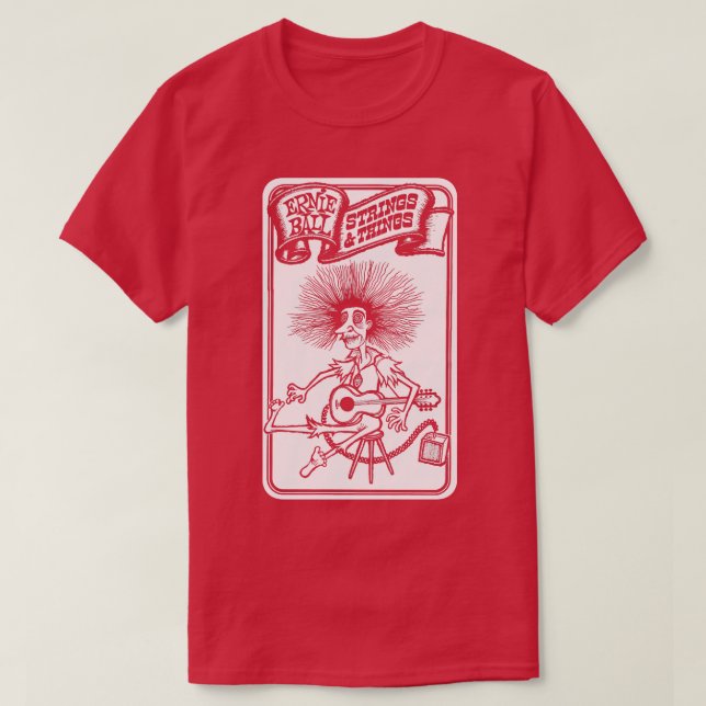 Camiseta Ernie Ball Strings (Frente do Design)