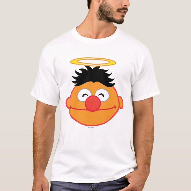 Camiseta Ernie Smiling Face com Halo (Frente)