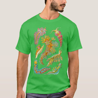 Camiseta Ernst Haeckel Nudibranch Sea Slugs