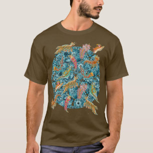 Camiseta Ernst Haeckel Nudibranch Sea Slugs sobre Cerulean