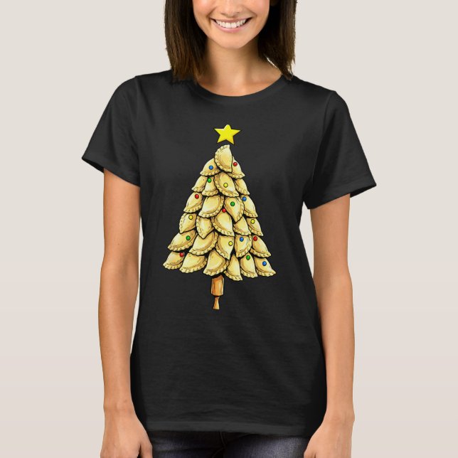 Camiseta Erogi Tree Christmas Xmas Funny Lish Food Costume  (Frente)