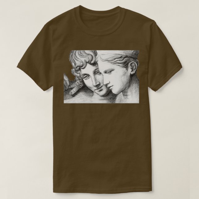 Camiseta Eros e Psyche (Frente do Design)