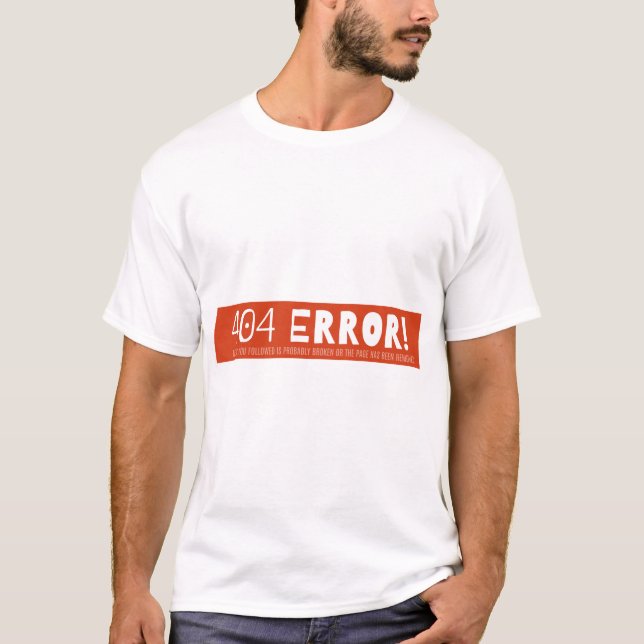Camiseta Erro 404 (Frente)