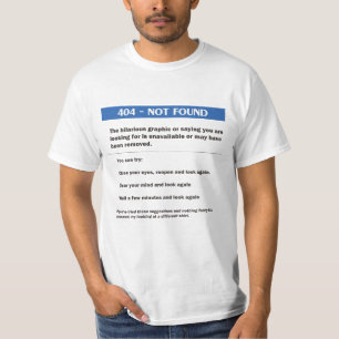 Camiseta Erro 404