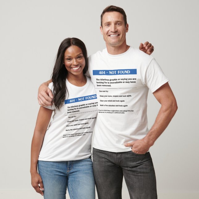 Camiseta Erro 404 (Unissex)
