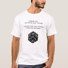 Camiseta Erro 404: citação engraçada