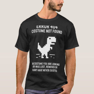 Camiseta Erro 404 Figurino Não Encontrado Figurino De Hallo