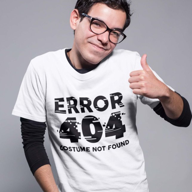 Camiseta Erro 404 Figurume Não Encontrado (error 404 shirt)