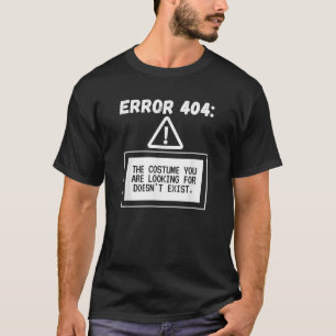 Camiseta Erro 404 Figurume Não Encontrado Programa de Dia d