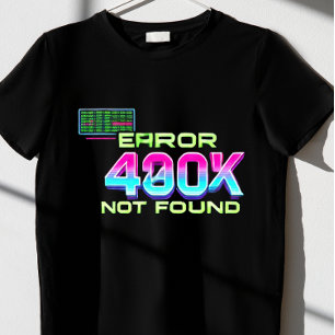 Camiseta Erro 404: Não encontrado