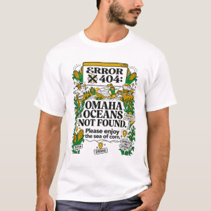 Camiseta Erro 404 Omaha Oceanos Não Encontrados