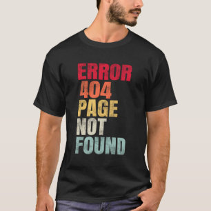 Camiseta Erro 404 Página Não Encontrada