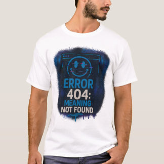 Camiseta Erro 404: Significado Não Encontrado