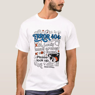 Camiseta Erro 404 St Louis Pequeno Não Encontrado