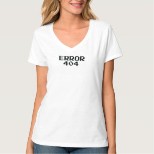 Camiseta "Erro 404" Tee