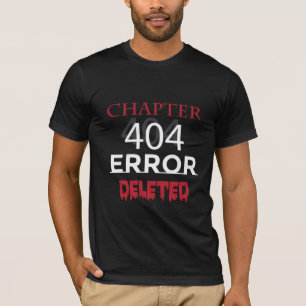 Camiseta Erro Capítulo 404 Excluído