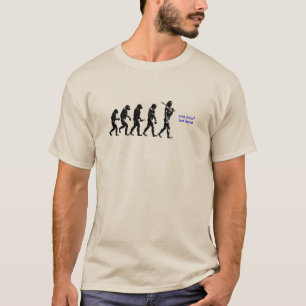 Camiseta erro da evolução humana 404 do humor
