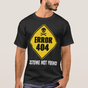 Camiseta Erro de Halloween 404 Figurume Não Encontrado