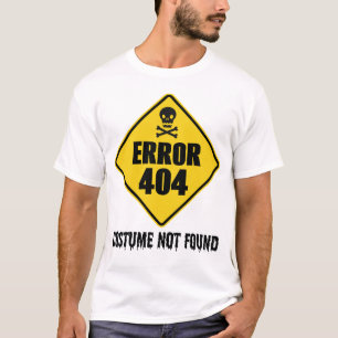 Camiseta Erro de Halloween 404 Figurume Não Encontrado