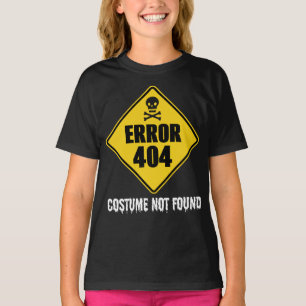 Camiseta Erro de Halloween 404 Figurume Não Encontrado