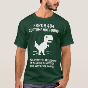 Camiseta Erro de Halloween 404 Figurume Não Encontrado Cod