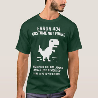 Camiseta Erro de Halloween 404 Figurume Não Encontrado Codi