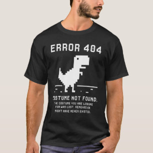 Camiseta Erro de Halloween 404 Figurume Não Encontrado Codi
