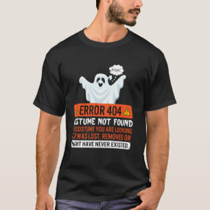 Camiseta Erro de Halloween 404 Figurume Não Encontrado Codi