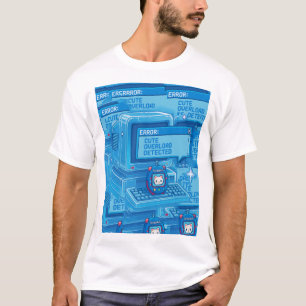 Camiseta Erro de Sobreposição de Fofura Detectado 