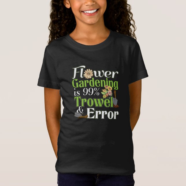 Camiseta Erro de solha de jardinagem da flor - Canhão do ja (Frente)